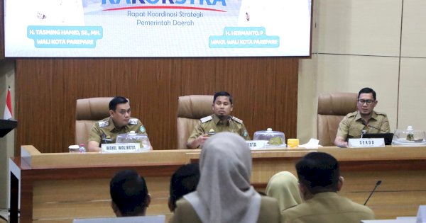 Wali Kota Parepare Pimpin Rakor Awal Tahun, Matangkan Program 2026