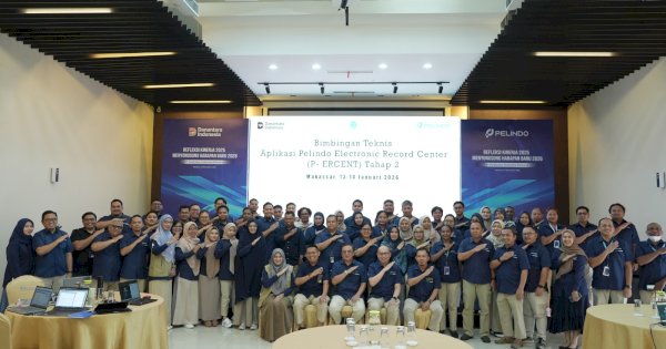 Pelindo Regional 4 Perkuat Tata Kelola Arsip Digital Melalui Bimtek Aplikasi P-ERCENT Tahap 2