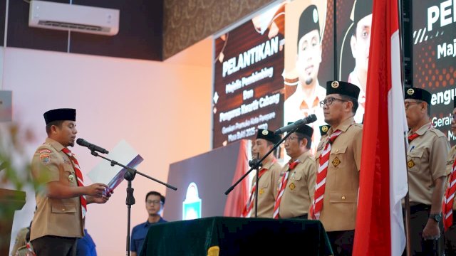 Wali Kota Parepare Apresiasi Dukungan Kwarda Sulsel pada Pelantikan Pengurus Pramuka 2025&ndash;2030