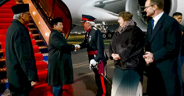 Tiba di London, Presiden Prabowo Perkuat Kemitraan Strategis Indonesia-Inggris