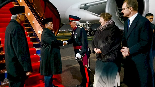 Tiba di London, Presiden Prabowo Perkuat Kemitraan Strategis Indonesia-Inggris