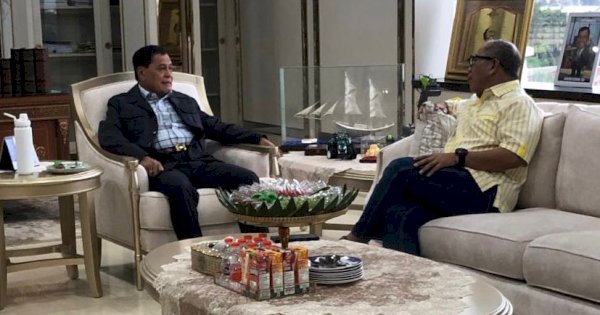 IAS Temui Nurdin Halid, Minta Restu Maju Ketua Golkar Sulsel?