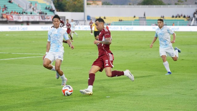 Dokumentasi bek sayap kiri PSM Makassar, Victor Luiz. (foto: Official PSM Makassar) 