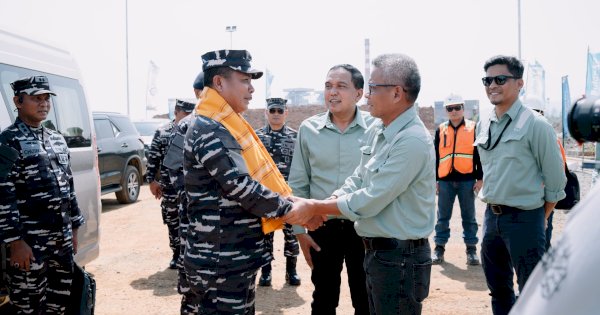 Perkuat Sinergi Industri dan Pertahanan Laut, Dankodaeral VI Makassar Kunjungi PT Vale IGP Morowali