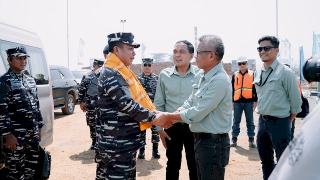 Perkuat Sinergi Industri dan Pertahanan Laut, Dankodaeral VI Makassar Kunjungi PT Vale IGP Morowali