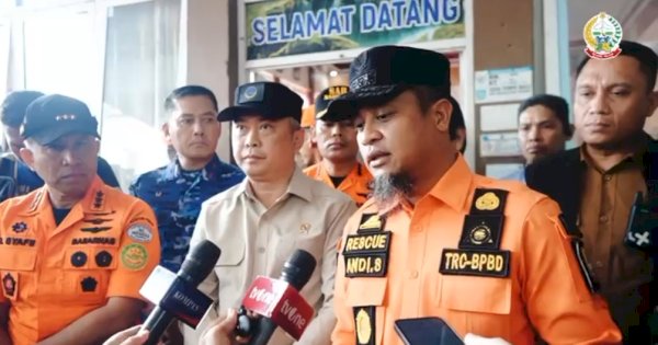 Gubernur Sulsel Tinjau Posko AJU Bersama Menhub dan Kabasarnas: Seluruh Tim Maksimalkan Operasi Pencarian
