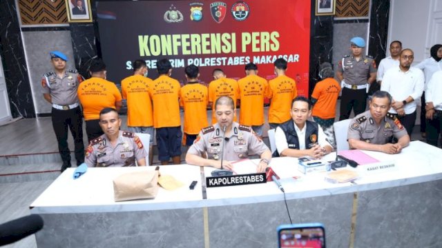6 Pelaku Pengeroyokan di Makassar Saat Malam Tahun Baru Terancam 15 Tahun Penjara&nbsp;
