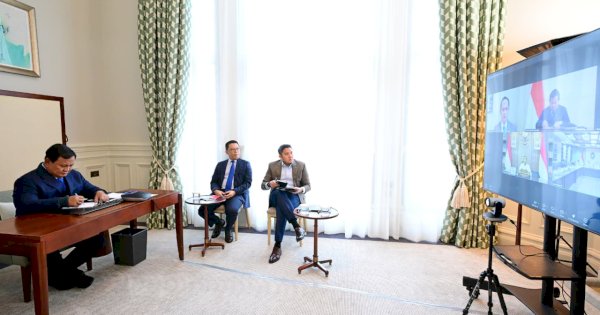 Dari London, Presiden Prabowo Pimpin Rapat Terbatas Bahas Penertiban Kawasan Hutan