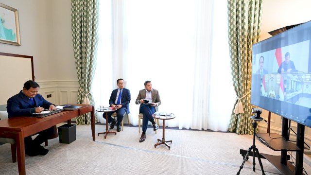 Dari London, Presiden Prabowo Pimpin Rapat Terbatas Bahas Penertiban Kawasan Hutan