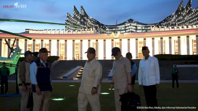 Prabowo Tiba di IKN dalam Kunjungan Perdana Sebagai Presiden RI