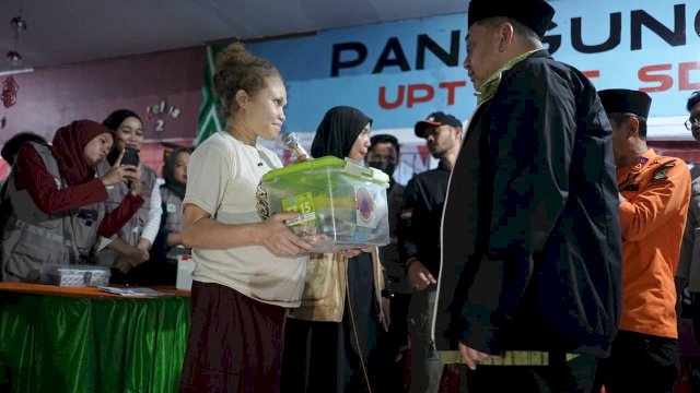 Munafri Datangi Posko Banjir di Biringkanaya, Pastikan Kebutuhan Warga Terpenuhi