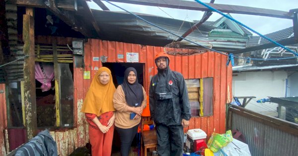 34 Rumah Warga Rusak, Pemkab Barru Bergerak Cepat Tangani Dampak Angin Kencang