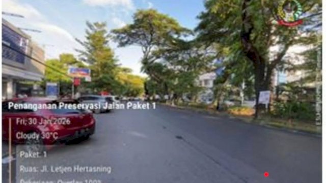 Gubernur Sulsel Sampaikan Update Pengaspalan Jalan Hertasning Makassar