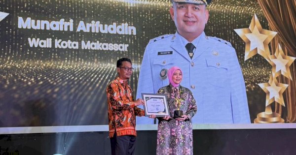 LONTARA+ Antar Wali Kota Munafri Raih Golden Leader JMSI Award 2026