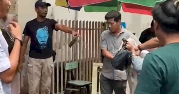 Perempuan di Makassar Diamankan Usai Lempar Bom Molotov di Toko Emas Jalan Somba Opu 