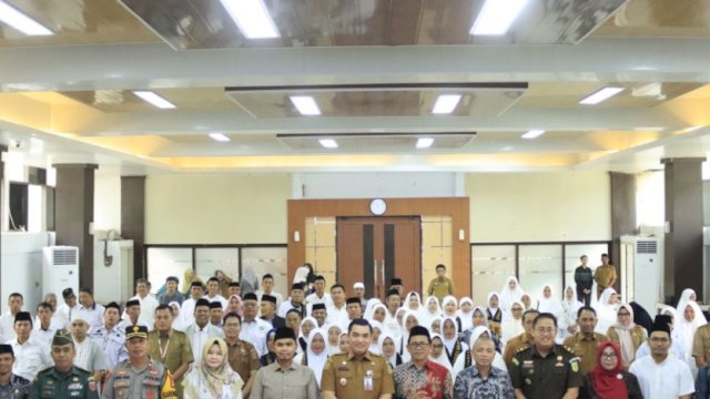 68 Calon Jemaah Haji Takalar Ikuti Manasik Haji Tingkat Kabupaten, Ini Harapan Sekda