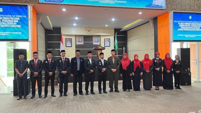 Wali Kota Tasming Lantik Pejabat Lingkup Pemkot Parepare, Berikut Daftarnya&nbsp;