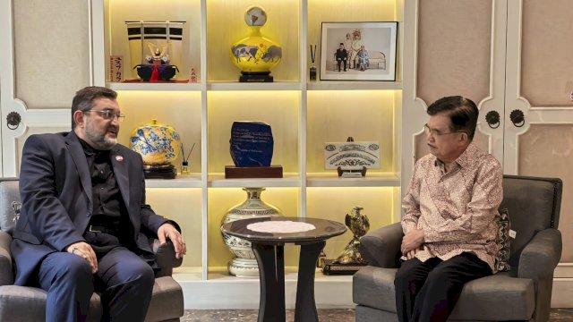 Jusuf Kalla Terima Dubes Iran, Bahas Situasi Terkini dan Peluang Mediasi Indonesia