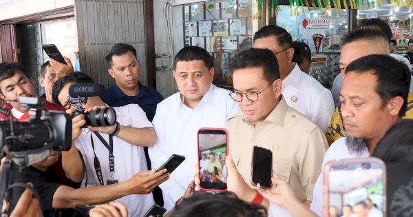 Jelang Idulfitri, Wali Kota Makassar dan Mendag Sidak Harga Komunitas di Pasar Terong