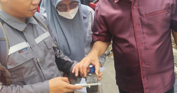 Uji Ketebalan Aspal Jalan Hertasning Makassar Penuhi Standar Teknis