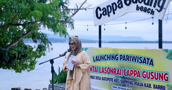 Berkat Bupati Andi Ina Kartika, Objek Wisata Lasonrai Beach di Dusun Ujungnge Kembali Dibuka 