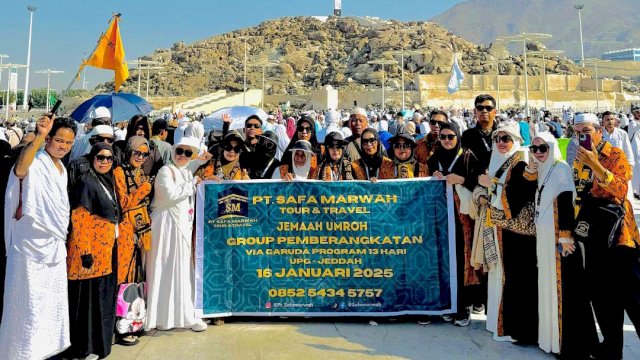 Jemaah Umrah PT Sai Sarah Marwah. 
