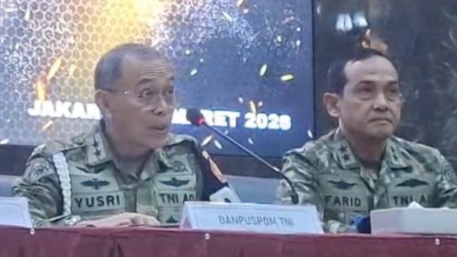 4 Anggota TNI Ditangkap, Diduga Pelaku Penyiraman Air Keras Aktivis Kontras Andrie Yunus&nbsp;