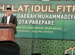 Wawali Parepare Salat Idulfitri di Lapangan Andi Makkasau, Ajak Warga Perkuat Ukhuwah