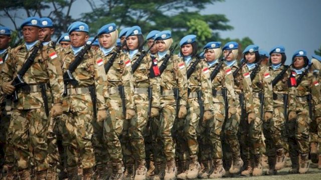 TNI yang tergabung tentara perdamaian PBB. (Foto: Istimewa) 