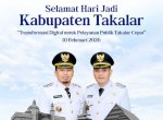 Pemkot Parepare Sampaikan Selamat Hari Jadi ke-66 Kabupaten Takalar
