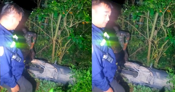 Motor Tanpa Plat Diduga Hasil Curanmor Ditemukan di Area Perkebunan Bitowa Makassar, Polisi Lakukan Penyelidikan