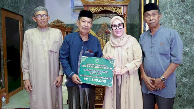 Safari Ramadan di Mallusetasi, Bupati Barru Ungkap Capain Lewat Data BPS