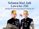 Pemkot Parepare Ucapkan Selamat Hari Jadi ke-758 Kabupaten Luwu dan Peringatan Hari Perlawanan Rakyat Luwu&nbsp;