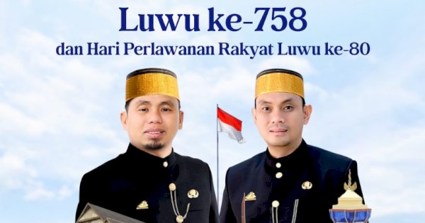 Pemkot Parepare Ucapkan Selamat Hari Jadi ke-758 Kabupaten Luwu dan Peringatan Hari Perlawanan Rakyat Luwu 
