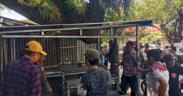 60 Lapak PKL di Tamalanrea Ditertibkan 