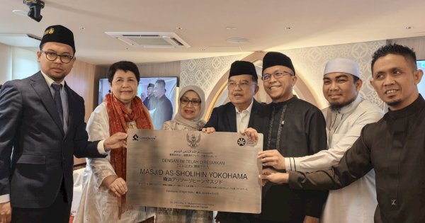 Jusuf Kalla Resmikan Masjid As Sholihin di Yokohama