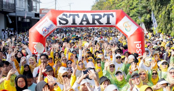 Jalan Santai HUT Kabupaten Barru ke-66 Diikuti 5.333 Peserta