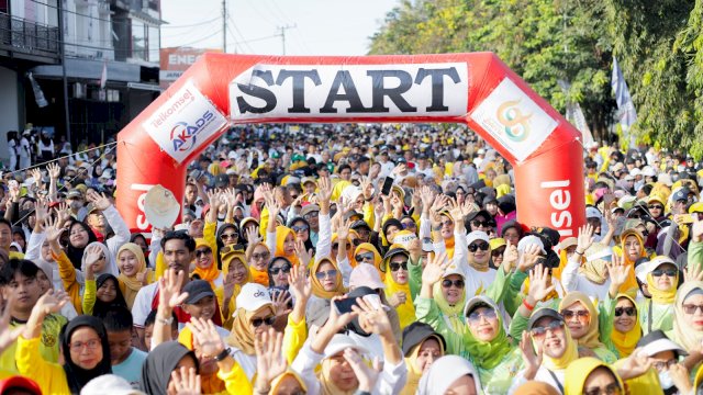 Jalan Santai HUT Kabupaten Barru ke-66 Diikuti 5.333 Peserta