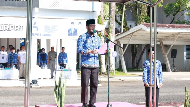 Pemkab Barru Gelar Upacara Hari Kesadaran Nasional, Momentum Refleksi Bagi ASN