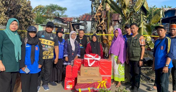 Gubernur Sulsel Kirim Bantuan untuk Korban Kebakaran di Parepare