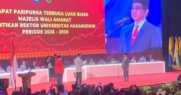 Prof Jamaluddin Jompa Kembali Dilantik Sebagai Rektor Unhas Periode 2026-2030