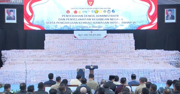Kejagung Serahkan Uang Sitaan Rp11,4 Triliun ke Negara 