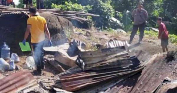 Gubuk Pemulung di Kawasan Antang Terbakar, Pria Lanjut Usia Ditemukan Tewas