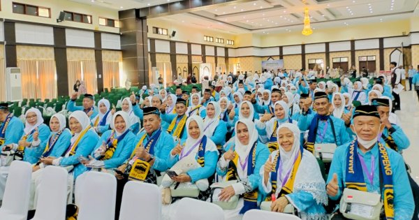 387 JCH Kloter 1 Embarkasi Makassar Tiba di Asrama Haji, Berangkat Rabu Besok