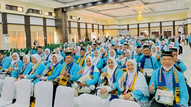 387 JCH Kloter 1 Embarkasi Makassar Tiba di Asrama Haji, Berangkat Rabu Besok