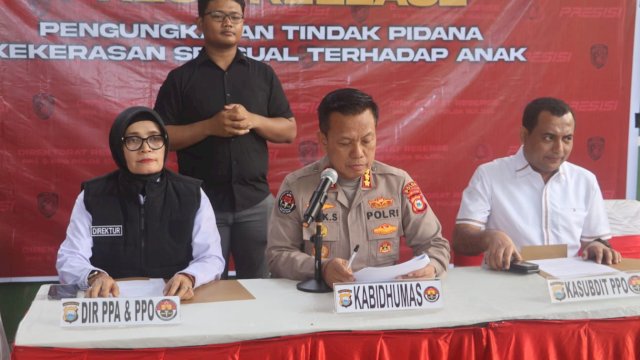 Polda Sulsel Ungkap Kasus Kekerasan Seksual Terhadap Anak, Tiga Pelaku Ditangkap