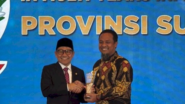 Gubernur Sulsel Andi Sudirman Sulaiman Terima Penghargaan Nasional