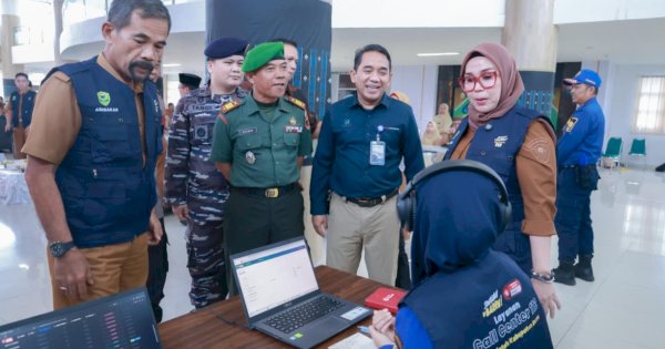 Selain Call Center 112, Baupati Barru Turut Luncurkan Aplikasi Layanan Publik