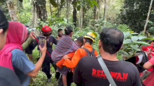 Korban Tersehat di Hutan Battang Barat Palopo Ditemukan Selamat