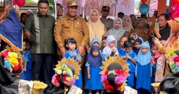 Bupati Maros Resmikan Gedung Baru TK Negeri 16 Dharma Wanita Mandai